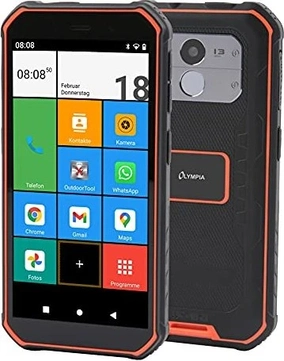 Olympia Trek czarny/pomarańczowy