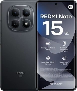 Xiaomi Redmi Note 15 5G 128GB/6GB czarny