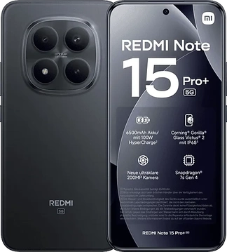 Xiaomi Redmi Note 15 Pro+ 5G 256GB/8GB czarny
