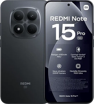 Xiaomi Redmi Note 15 Pro 5G 256GB/8GB czarny