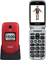 Evolveo EasyPhone FS czerwony