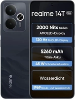Realme 14T 5G (5260mAh) 256GB/8GB Obsidian Black