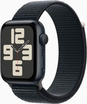 Apple Watch SE 2022 (GPS) 44mm Mitternacht z Sport Loop Mitternacht