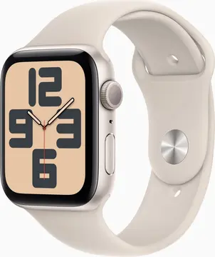 Apple Watch SE 2022 (GPS) 44mm Polarstern z paskiem sportowym M/L Polarstern