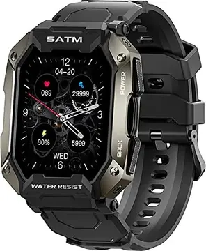 Bengux dla mężczyzn Smartwatch 1.72" czarny