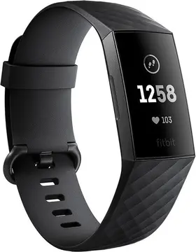 Fitbit Charge 3 tracker aktywności czarny/aluminium/szary grafit