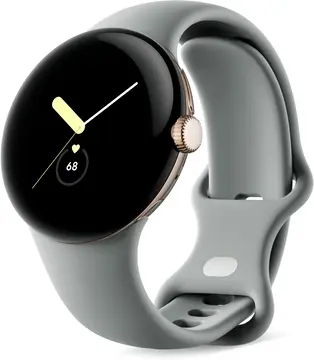 Google pikseli Watch (Wi-Fi) Champagne złoto z paskiem sportowym Hazel