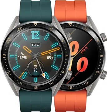 Huawei Watch GT Active szary z silikonowa bransoletka zielony