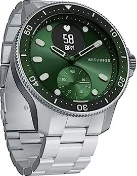 Withings ScanWatch Horizon 43mm tracker aktywności zielony