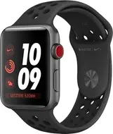 Apple Watch Nike+ Series 3 (GPS) aluminium 42mm szary z paskiem sportowym antracyt/czarny