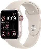 Apple Watch SE 2022 (GPS + Cellular) 44mm Polarstern z paskiem sportowym Polarstern