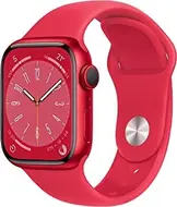 Apple Watch Series 8 (GPS) 45mm aluminiowy (PRODUCT)RED z paskiem sportowym (PRODUCT)RED