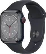 Apple Watch Series 8 (GPS + Cellular) 41mm aluminiowy Mitternacht z paskiem sportowym Mitternacht