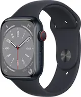 Apple Watch Series 8 (GPS + Cellular) 45mm aluminiowy Mitternacht z paskiem sportowym Mitternacht