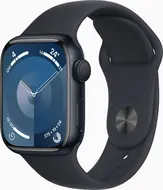 Apple Watch Series 9 (GPS) 41mm aluminiowy Mitternacht z paskiem sportowym S/M Mitternacht