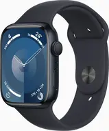 Apple Watch Series 9 (GPS) 45mm aluminiowy Mitternacht z paskiem sportowym S/M Mitternacht