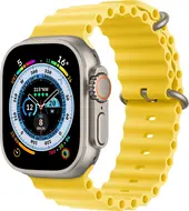 Apple Watch Ultra z Ocean opaska żółty