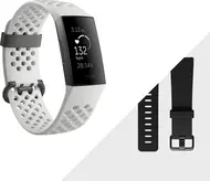 Fitbit Charge 3 Specials Edition tracker aktywności lodowa biel/aluminium/niebieski grafitowy