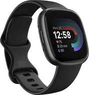 Fitbit Versa 4 tracker aktywności czarny/aluminium grafit