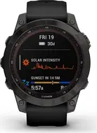 Garmin Fenix 7 Sapphire solar srebrny/czarny