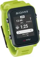 Sigma Sport iD.TRI w tym pas piersiowy i nadajnik częstotliwości kroków i prędkości neon green