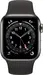 Apple Watch Series 6 (GPS + Cellular) 40mm stal szlachetna grafit z paskiem sportowym czarny