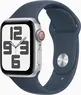 Apple Watch SE 2022 (GPS + Cellular) 40mm srebrny z paskiem sportowym M/L sturmblue
