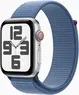 Apple Watch SE 2022 (GPS + Cellular) 44mm srebrny z Sport Loop winterblau