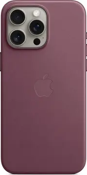 Apple Feingewebe etui z MagSafe do iPhone 15 Pro Max Mulberry