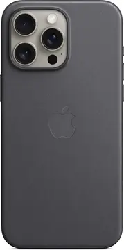 Apple Feingewebe etui z MagSafe do iPhone 15 Pro Max czarny