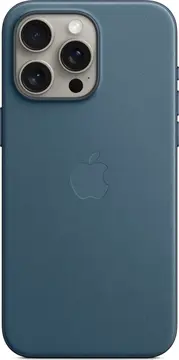 Apple Feingewebe etui z MagSafe do iPhone 15 Pro Max niebieski pacyficzny
