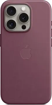 Apple Feingewebe etui z MagSafe do iPhone 15 Pro Mulberry