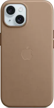 Apple Feingewebe etui z MagSafe do iPhone 15 Taupe