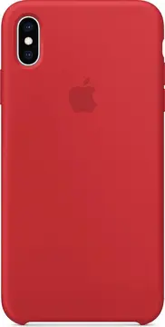 Apple Silikonowe etui do iPhone'a XS Max czerwone
