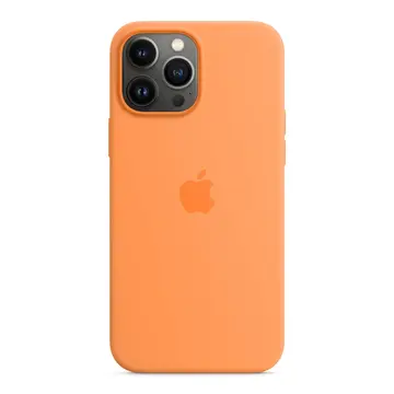 Apple Silikonowe etui z MagSafe do iPhone'a 13 Pro Max miodowe