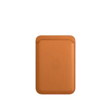 Apple Skórzany portfel z MagSafe do iPhone'a złocisty brąz