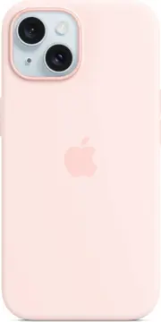 Apple futerał silikonowy z MagSafe do iPhone 15 jasny róż