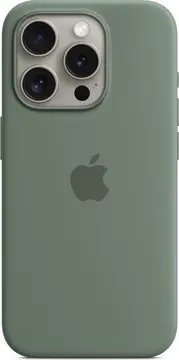 Apple futerał silikonowy z MagSafe do iPhone 15 Pro cyprys