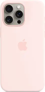 Apple futerał silikonowy z MagSafe do iPhone 15 Pro Max jasny róż