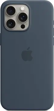 Apple futerał silikonowy z MagSafe do iPhone 15 Pro Max sturmblau