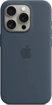 Apple futerał silikonowy z MagSafe do iPhone 15 Pro sturmblau