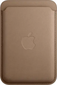 Apple iPhone Feingewebe Wallet z MagSafe Taupe