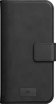 Black Rock 2-In-1 Leather Wallet do Apple iPhone 14 Pro czarny