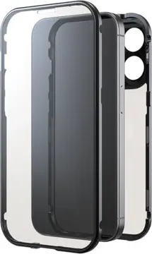 Black Rock 360° Glass etui do Apple iPhone 15 Pro przeźroczysty/czarny