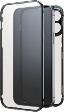 Black Rock 360° Glass etui do Apple iPhone 15 Pro Max przeźroczysty/czarny