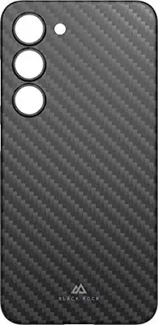 Black Rock Ultra Thin Iced etui Flex carbon do Samsung Galaxy S23 czarny