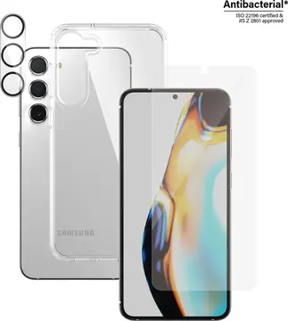 PanzerGlass Hard etui + Screen Protector Kit do Samsung Galaxy S23+ przeźroczysty