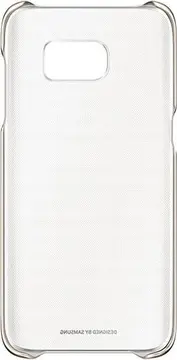Samsung Clear Cover do Galaxy S7 Edge złoty