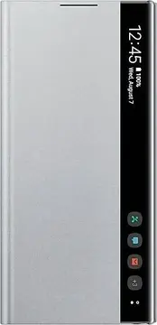 Samsung Clear View Cover do Galaxy Note 10 srebrny