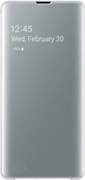 Samsung Clear View Cover do Galaxy S10+ biały